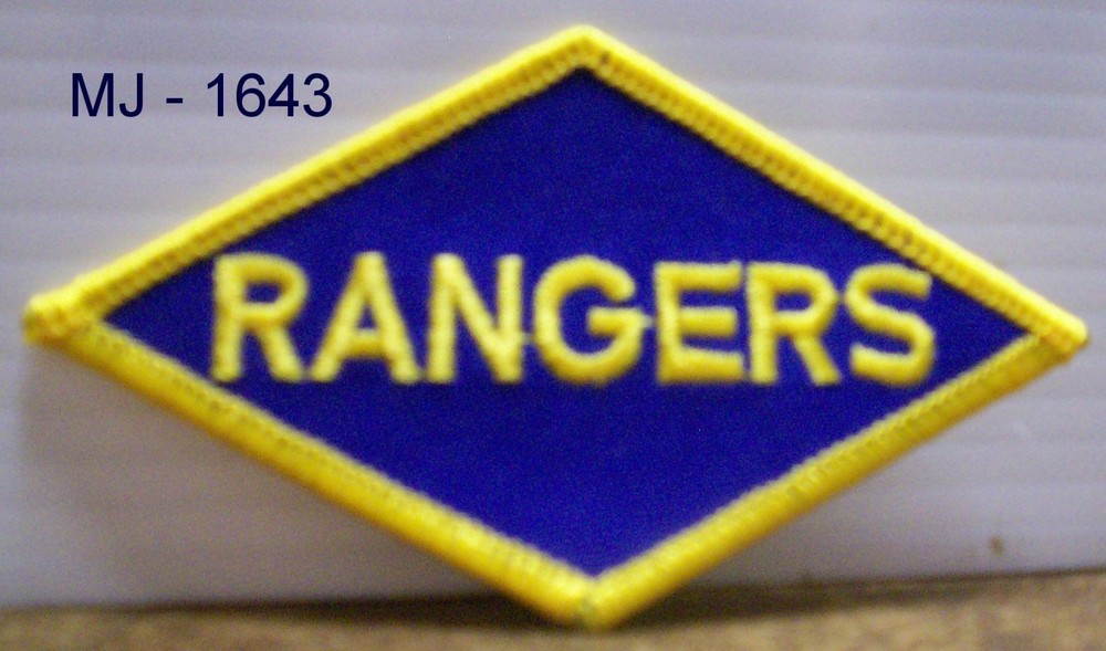 US Army - Rangers Embroidered Patch