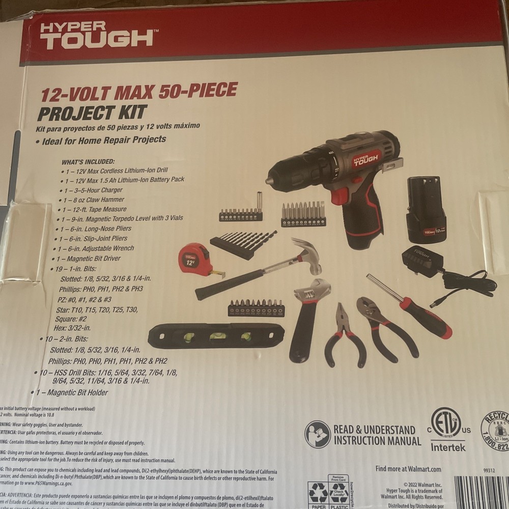 12V Max 50-Piece Project Kit tools