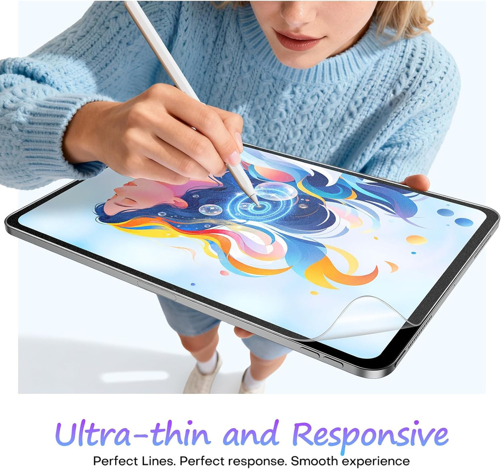 OMOTON PAPERSENSE 2 Pack Paper Screen Protector for Ipad A16 11Th/10Th Generatio