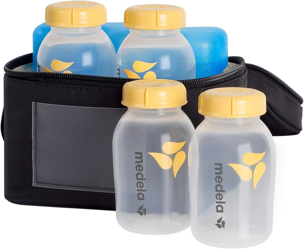 Convenient Breast Milk Storage Set with Bottles