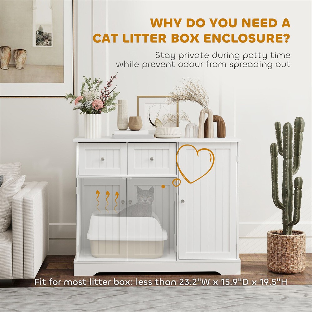 Cat Litter Box Cat Litter Box Enclosure