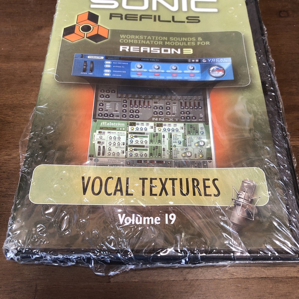 Sonic Refills Reason 3 Vocal Textures Volume 19