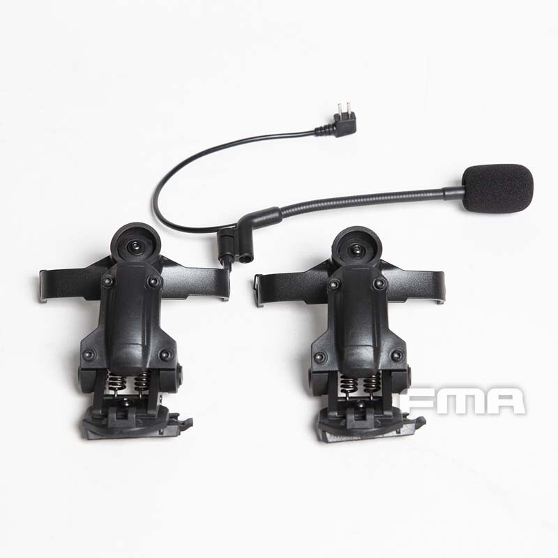 FMA Tactical Headset Helmet ARC Rail Bracket Adapter AMP Bridge COMTAC3 Headset