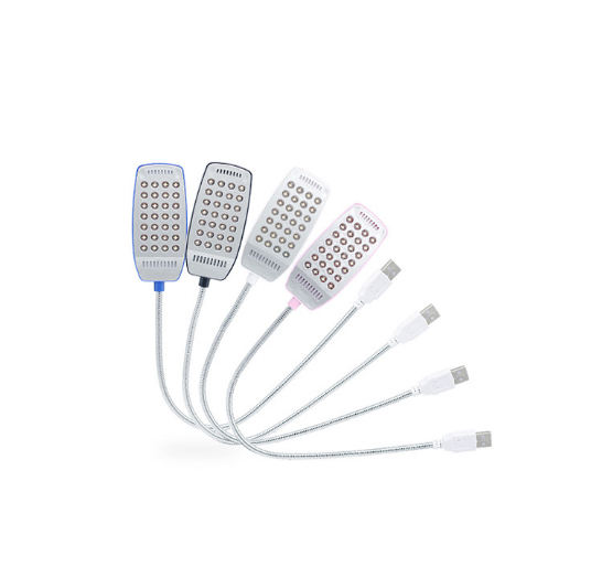 2pcs Mini LED Flexible Book Light USB Night Light Desk Computer Reading Light