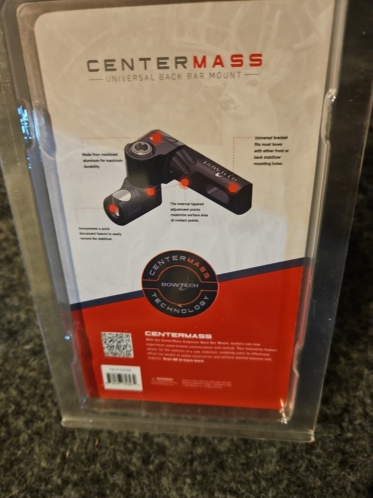 Bowtech Centermass UNIVERSAL Back Bar MOUNT