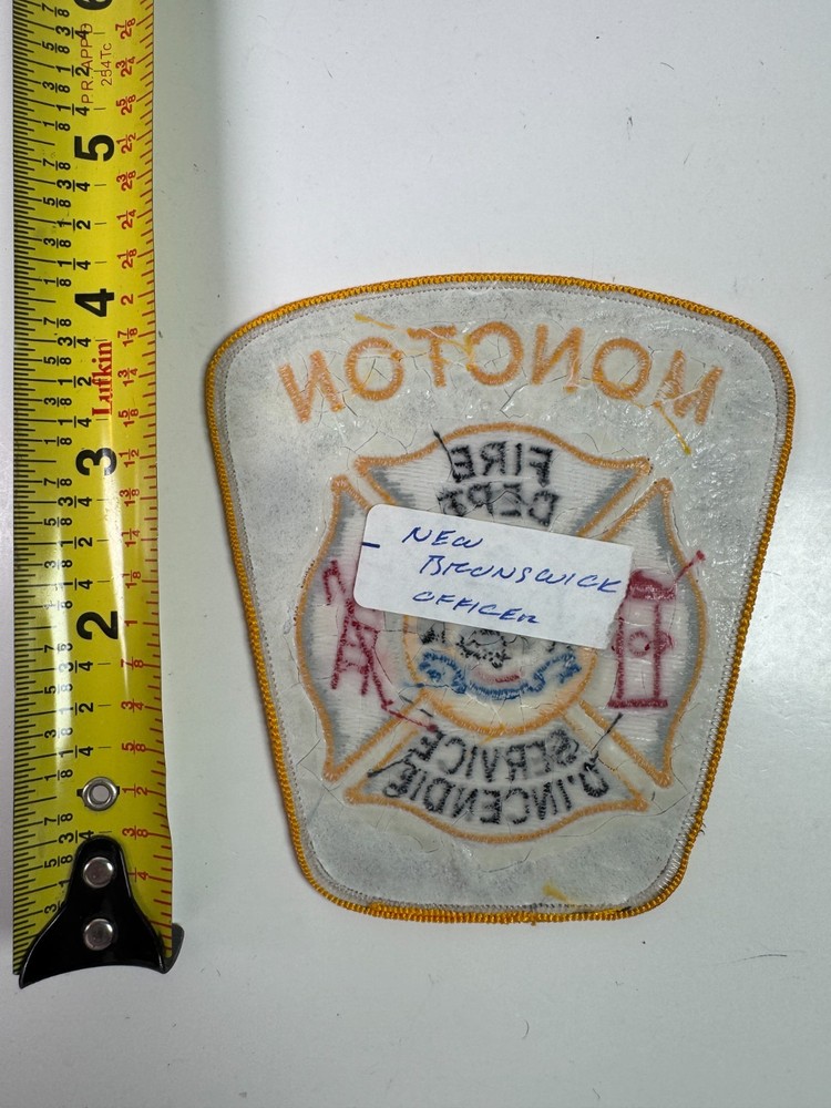 Moncton Fire Canada Patch O2