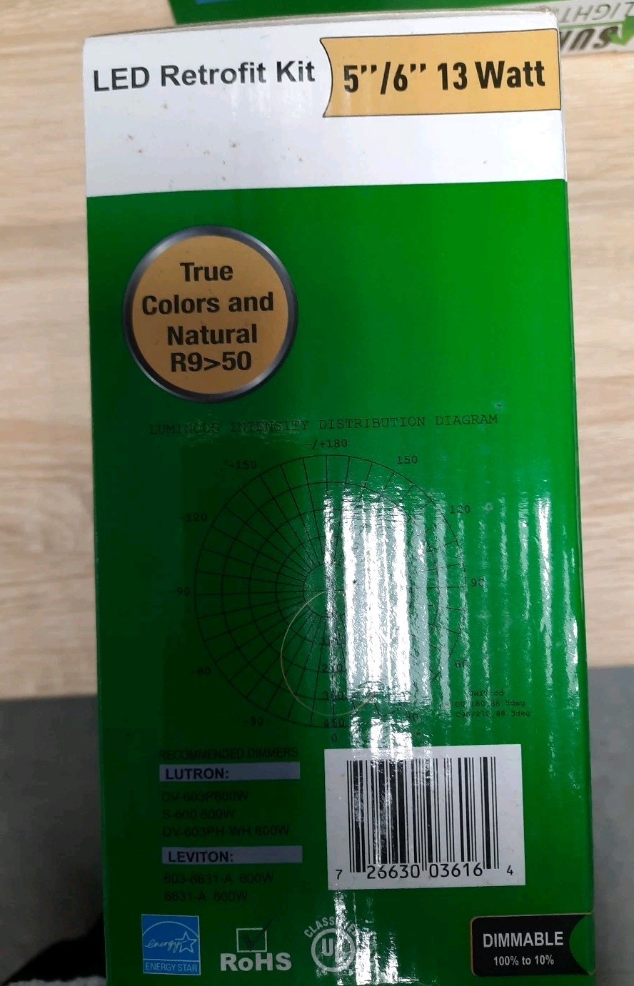 4 Boxes of SUNCO LIGHTING LED RETROFIT KIT 5/16” 13 WATT New FREE SHIPPING