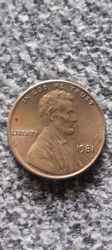 1981 Penny Double Die
