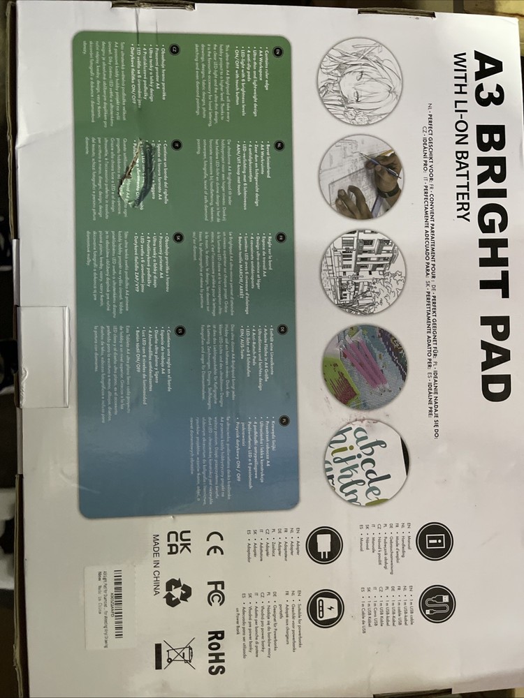 Led A3 Bright Pad With Li-on Battery