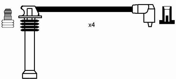 Ignition Cable Kit NGK 8542