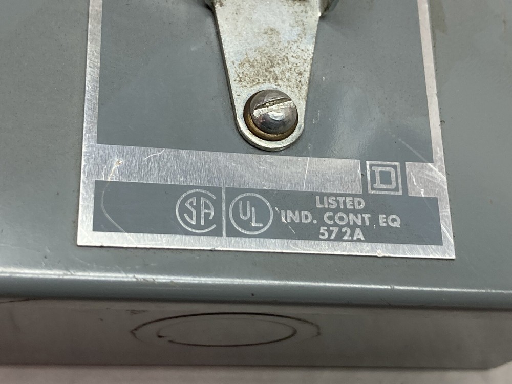 Square D,Class 2510 Type KG2-S5,Horsepower Manual Starter