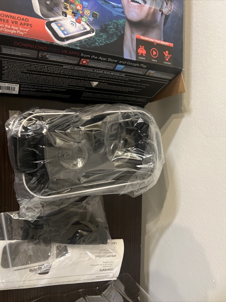 Black Series smartphone 360 degree virtual reality headset Open Box