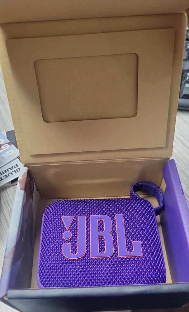 JBL - Go 4 Portable Bluetooth Speaker - blue