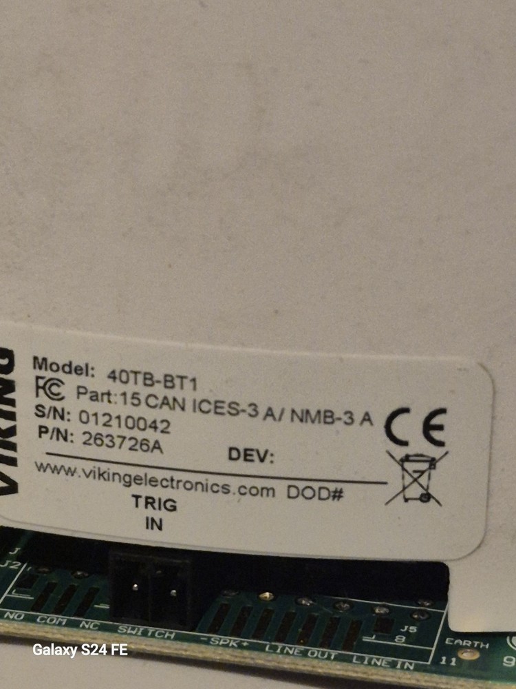 Viking 40TB-IP VoIP Talk-Back Ceiling/Wall Speaker