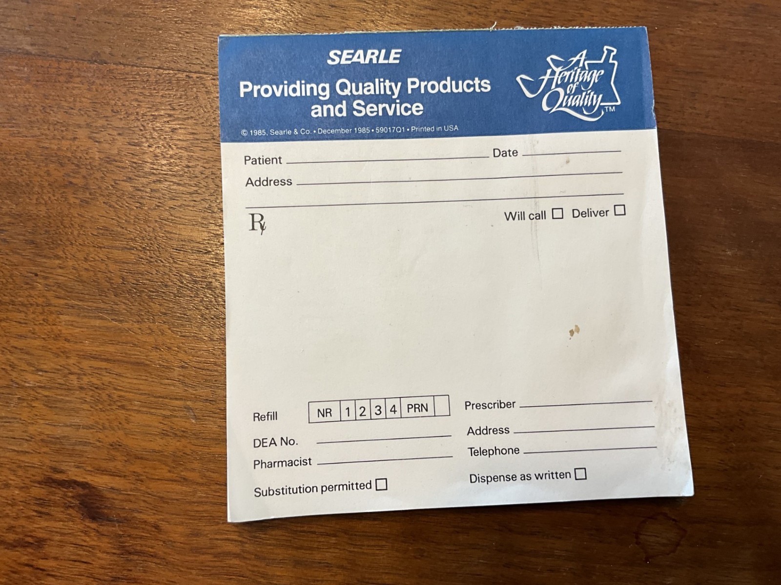 Drug Rep Notepads Pharmaceutical Collectible Circa 1960s