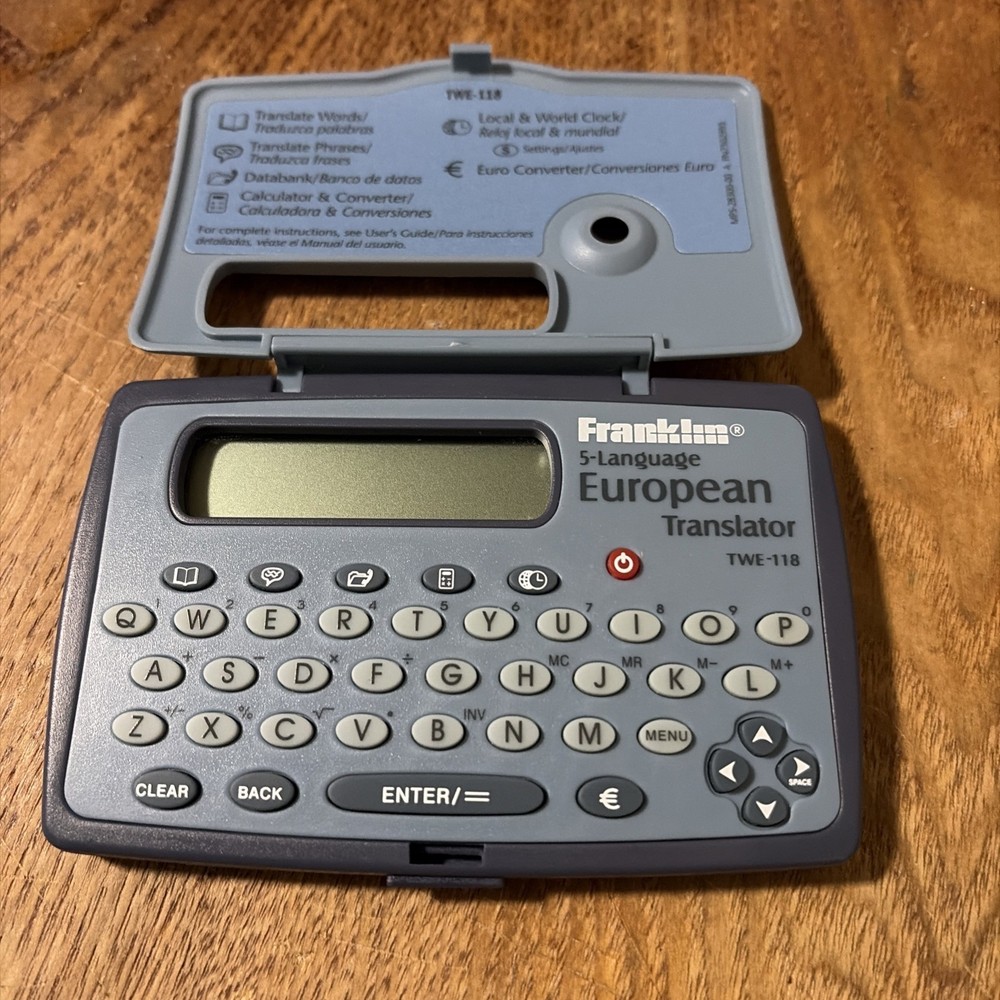 Franklin Electronic Translator TWE-118 - 5 languages