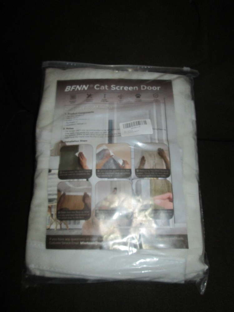 BFNN Cat Screen Door MeshCat-Proof Mesh Gate NEW SEALED