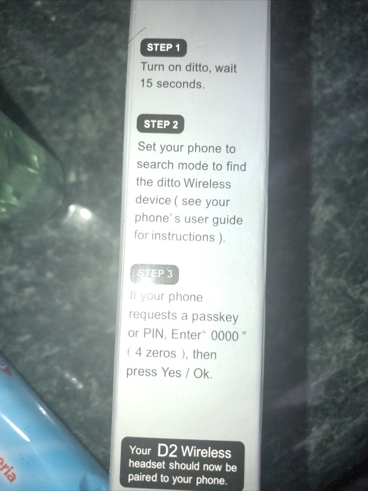 BlueAction Wireless Mini Headset New in Box