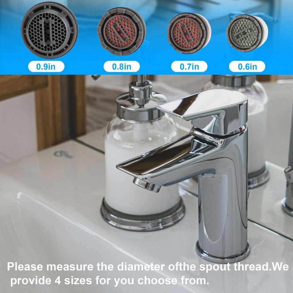 12pack Faucet Aerator for Cache Aerators Key Removal Wrench Replace Plug-in Tool