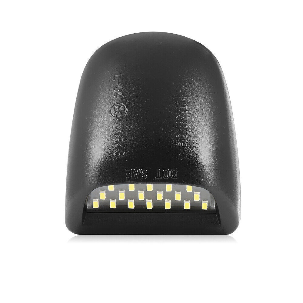 2 Pcs LED License Plate Light Assembly For Chevy Silverado GMC Sierra Cadillac