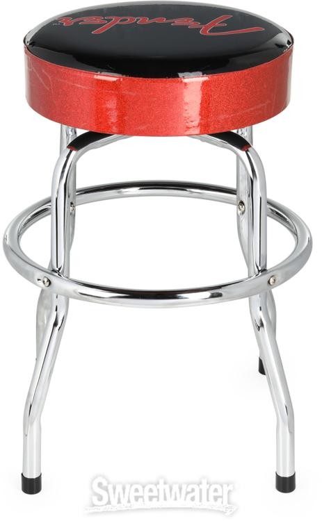 Fender Red Sparkle Barstool - 24-inch