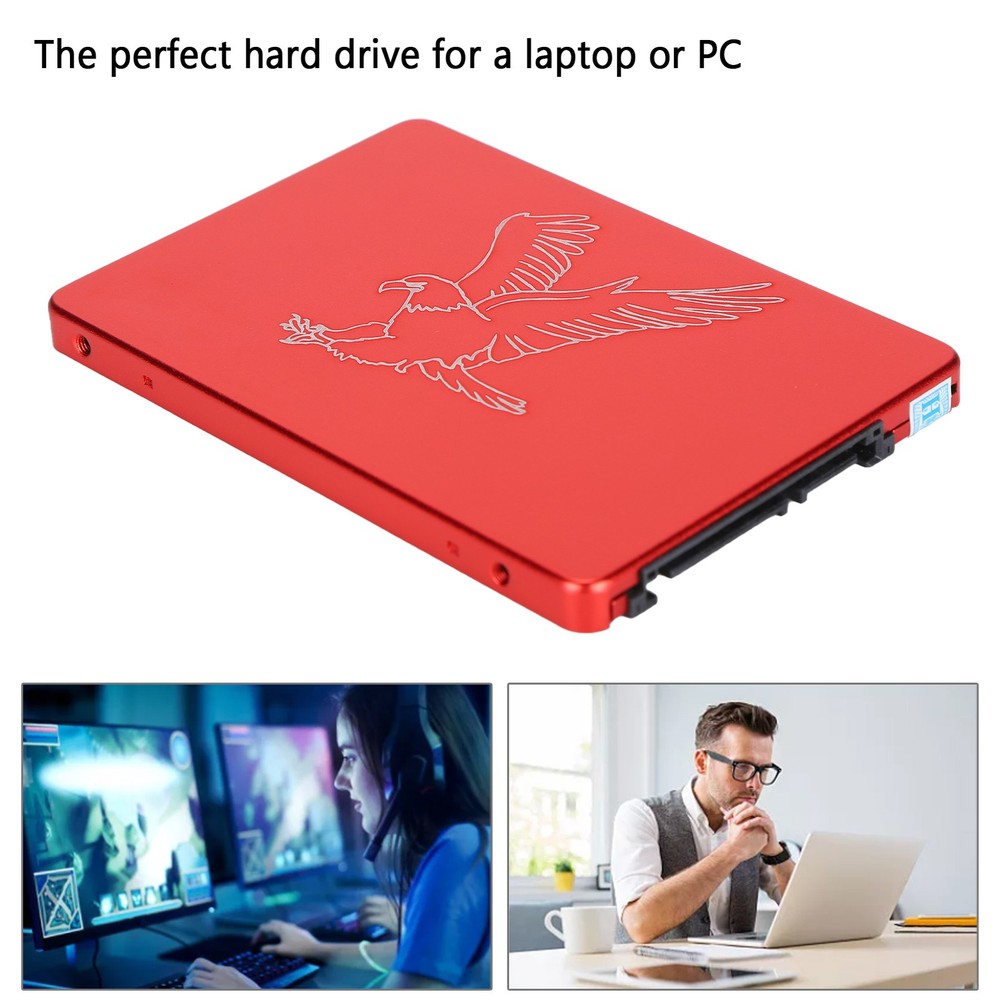 16GB Hsthe Sea Mobile Solid State Disk Portable 2.5 Inch Metal Eagle Red WT