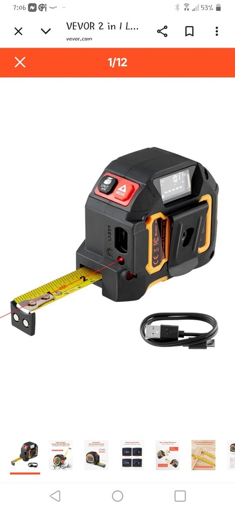 Laser Tape Measure