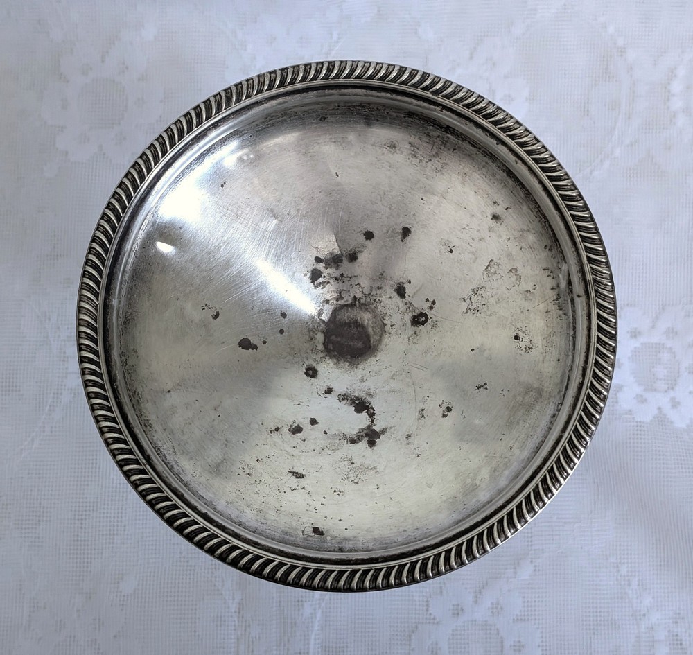 M. Fred Hirsch Co. 445 Sterling Silver Weighted Compote Pedestal Candy Nut Dish