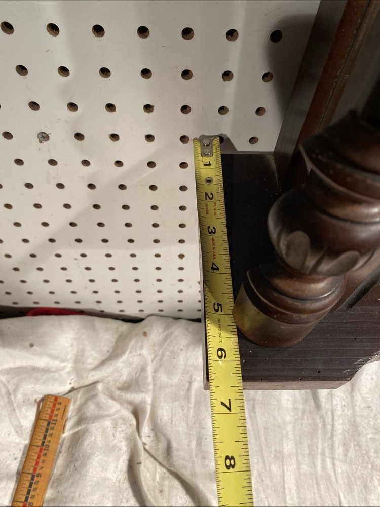 Antique Junghans German Large Solid Wood Wall Clock