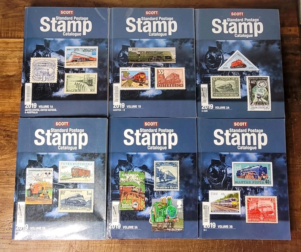 2019 Scott Standard Postage Stamp Catalogue 6 Volumes Standard Postage 1A To 3B