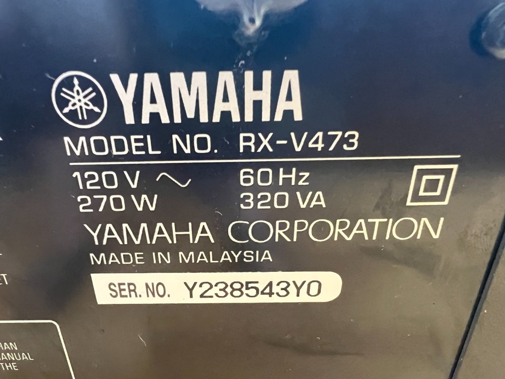 Yamaha RX-V473 Receiver