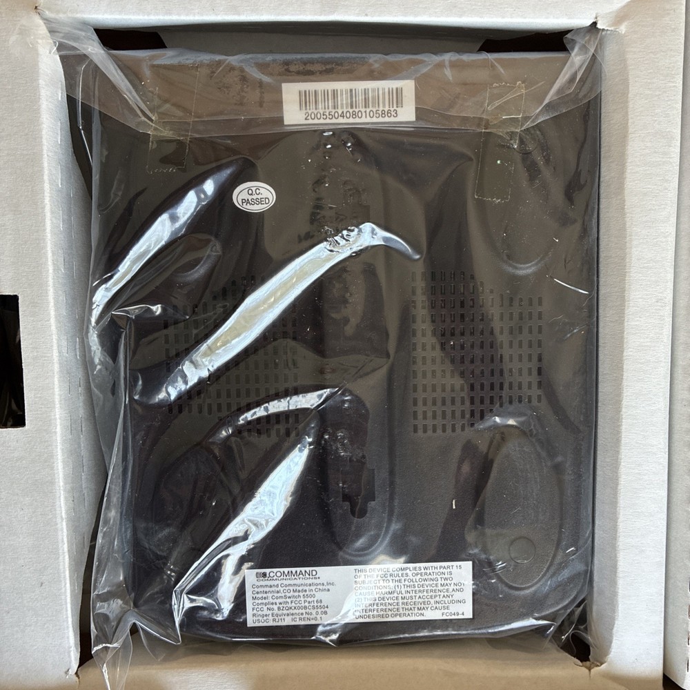 Command Communications ComSwitch 5500 Phone Fax Modem 3-Port Call Switch Sealed