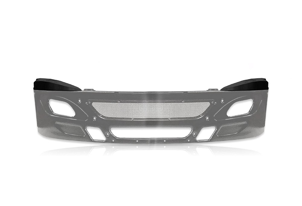 Bumper black Corner Left Driver and Right Passenger Side International ProStar