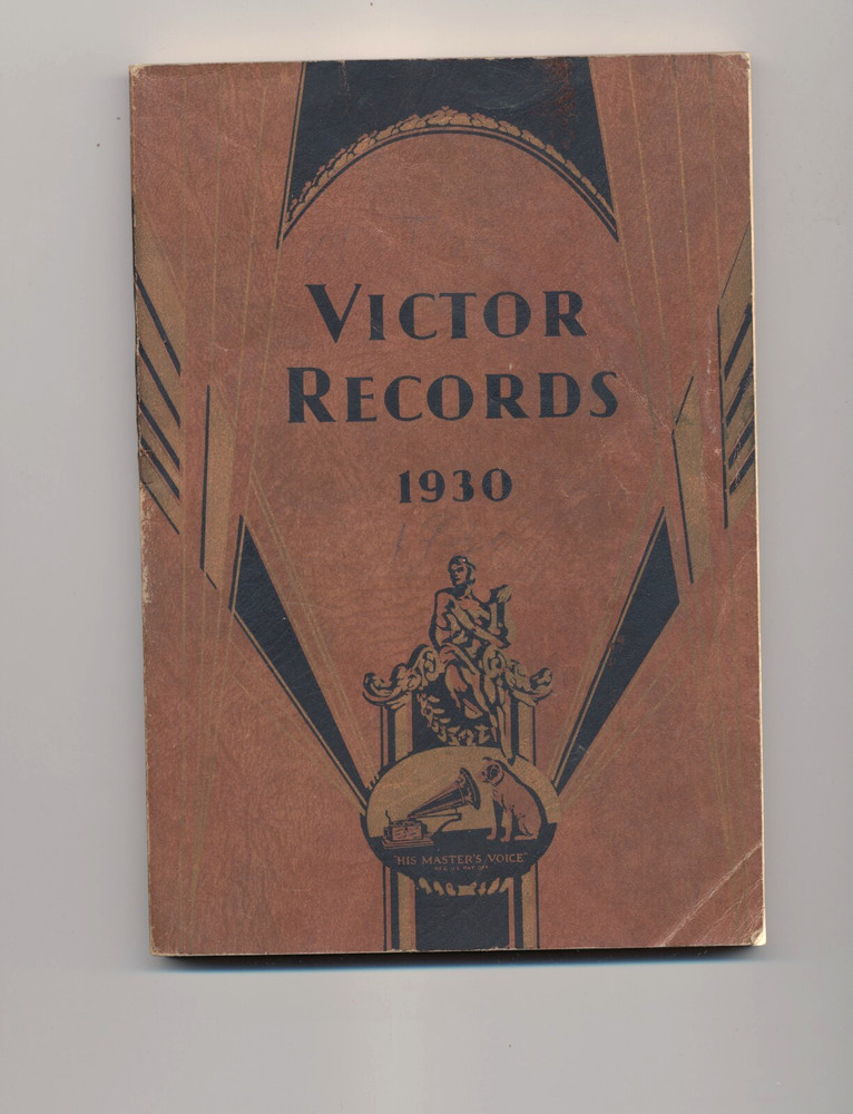 VICTOR RECORDS Catalog - 1930 - Victor Talking Machine Div. (RCA)