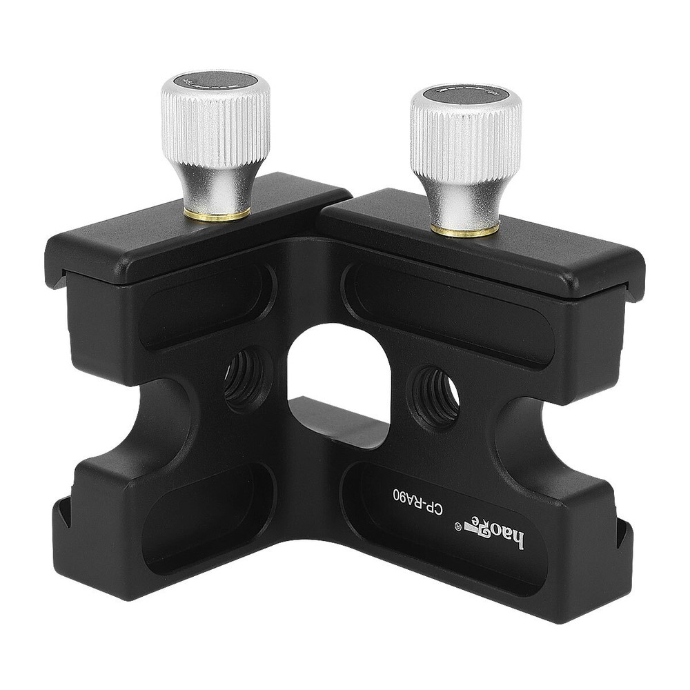 Right Angle Clamp Double Quick Release L Clamp w 1/4 Screw Thread for Arca Plate