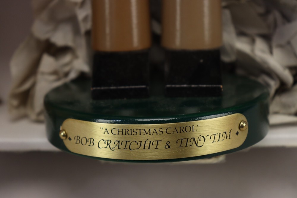 Steinbach 18" Christmas Carol Bob Cratchit Tiny Tim Nutcracker S 1820 w/Box, Tag