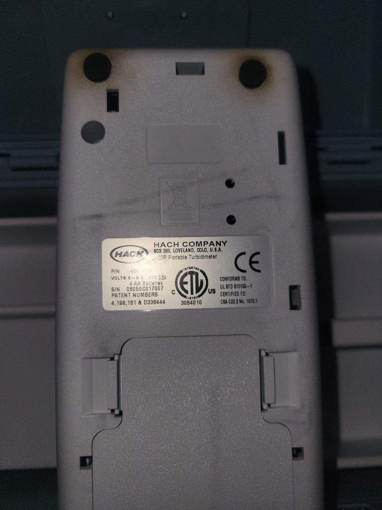Hach 2100P Portable Turbidimeter