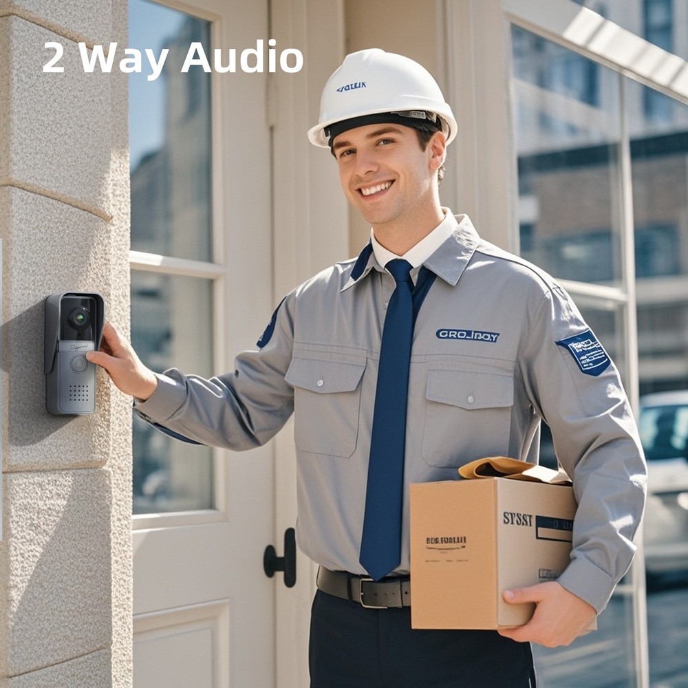 Video Doorbell Intercom Entry System Camera Two-Way Intercom 2x 7'' Monitors