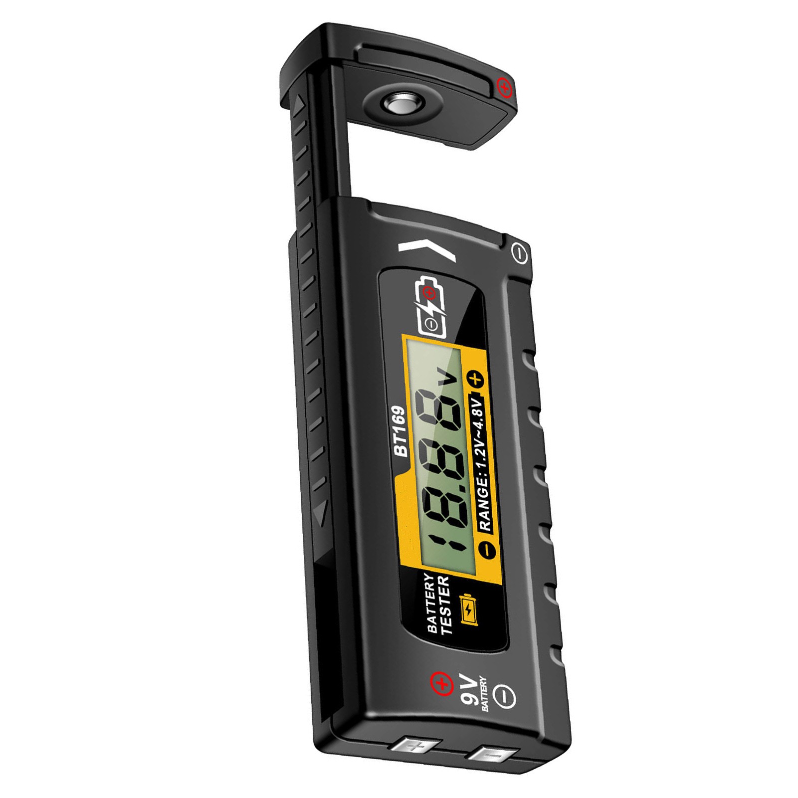 Durable Battery Tester Household Checker for AAA AA C D 6F22 1.5V 9V Batteries