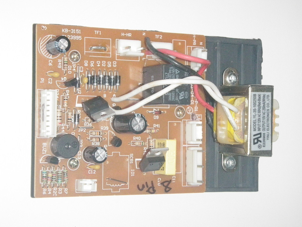 8-pin Power Control Board for Sunbeam Breadmaker Model 5891