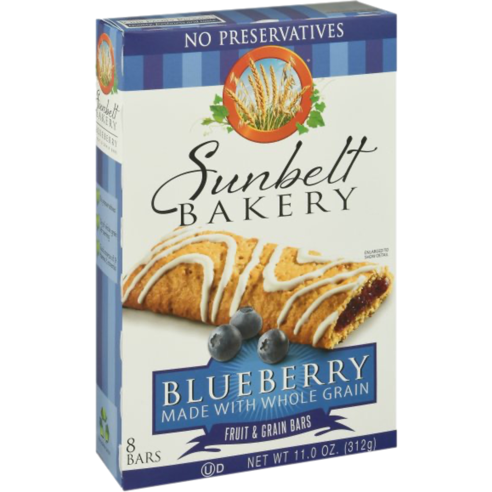 Sunbelt Bakery Blueberry Fruit & Grain Bars, (8-Boxes)