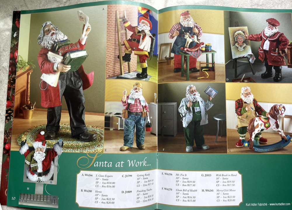 KURT ADLER FABRICHE COLLECTION 2004 CATALOG