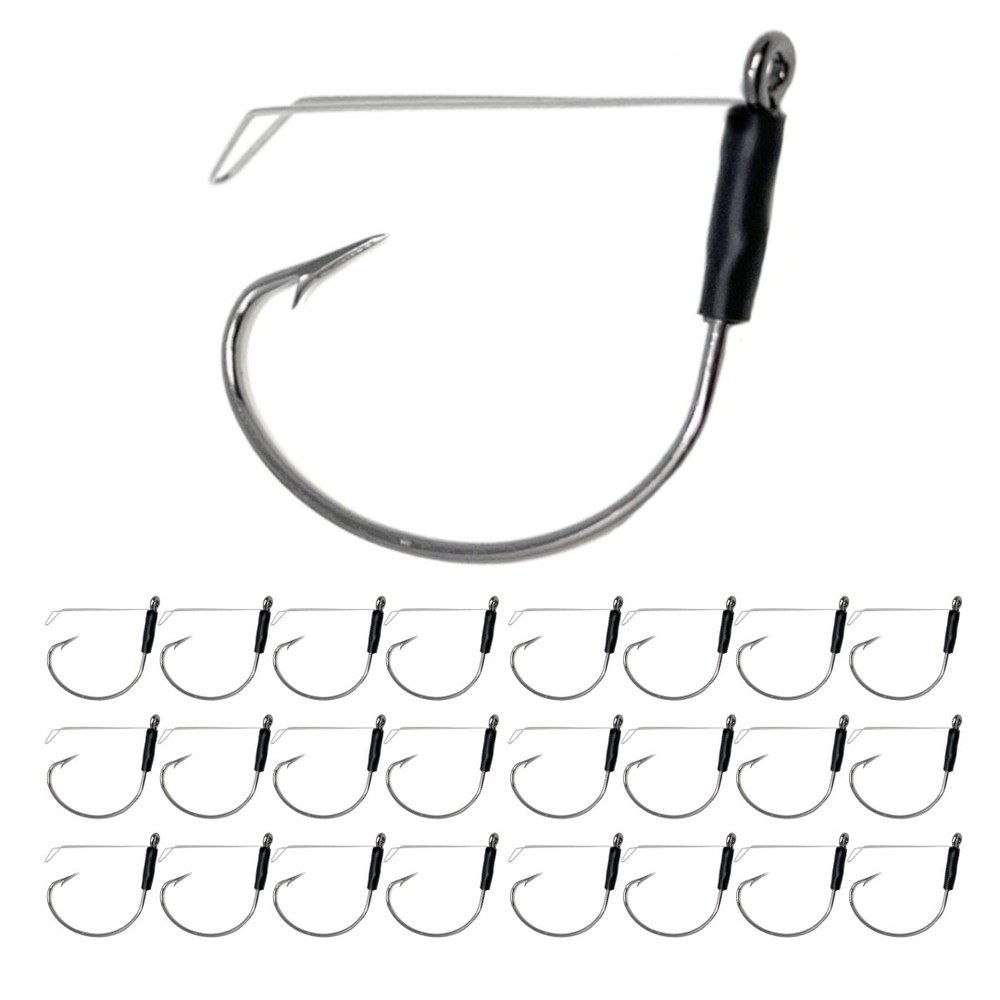 Reaction Tackle High Quality Wacky Hooks- 25 Pack