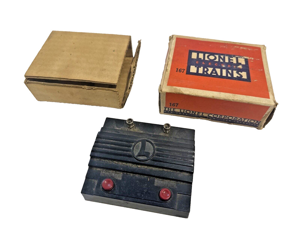 LIONEL EARLY POSTWAR 167 WHITSLE CONTROLLER WITH BOX