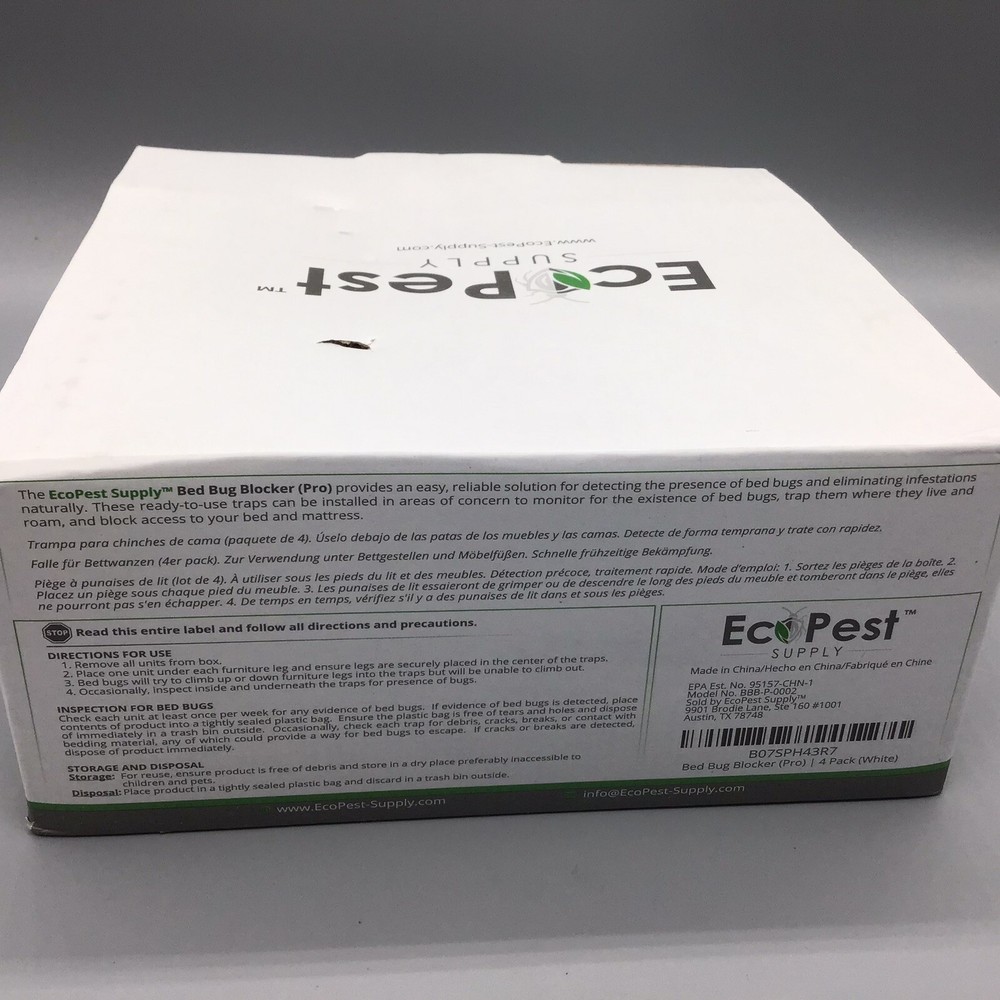 eco pest bed bug blocker 4 Pack NIP
