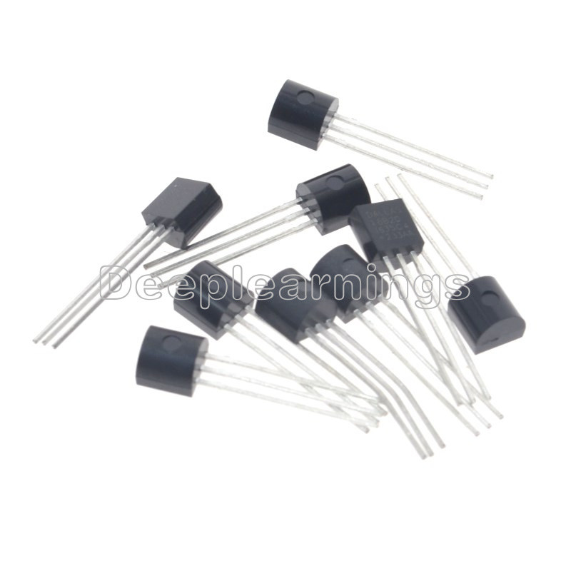 5PCS DALLAS DS18B20 18B20 TO-92 Thermometer Temperature Sensor