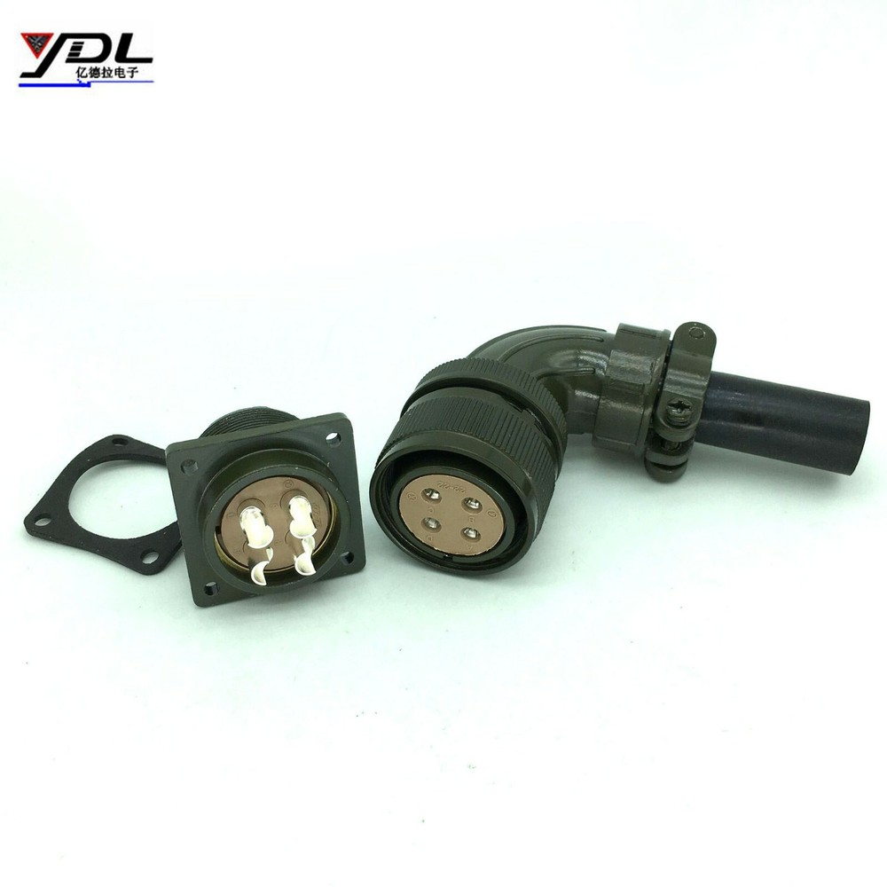 servo motor Encoder Aviation plug Socket MS3102A22-22P 3106A22-22S 4 core 46A