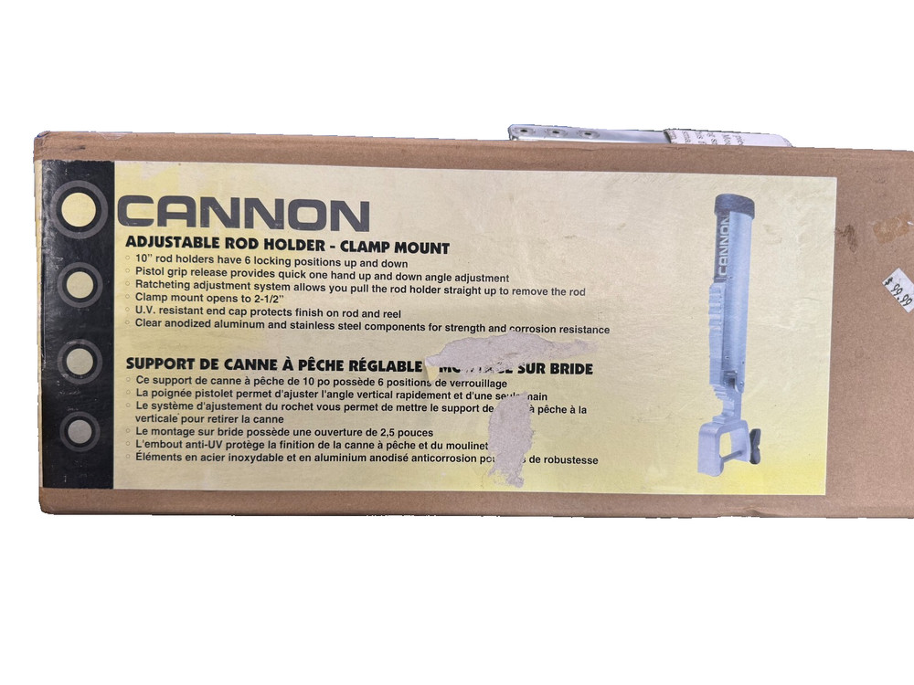 CANNON ADJUSTABLE ROD HOLDER-CLAMP MOUNT