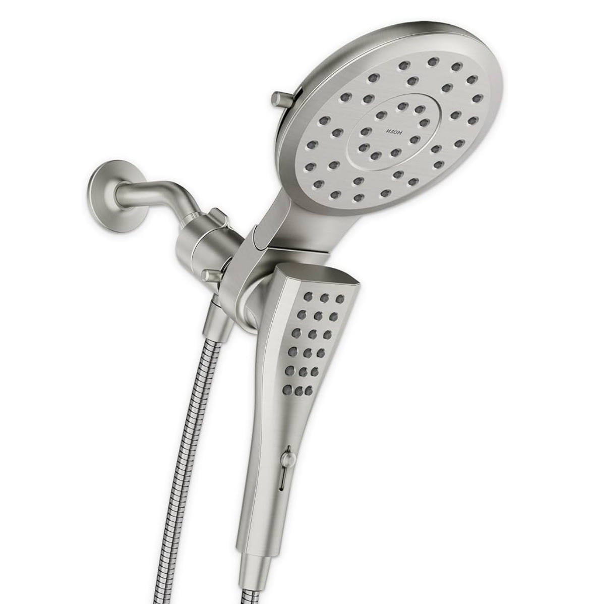 Moen 220C2SRN Verso Combination Shower With Infiniti Dial Brushed Nickel - Read