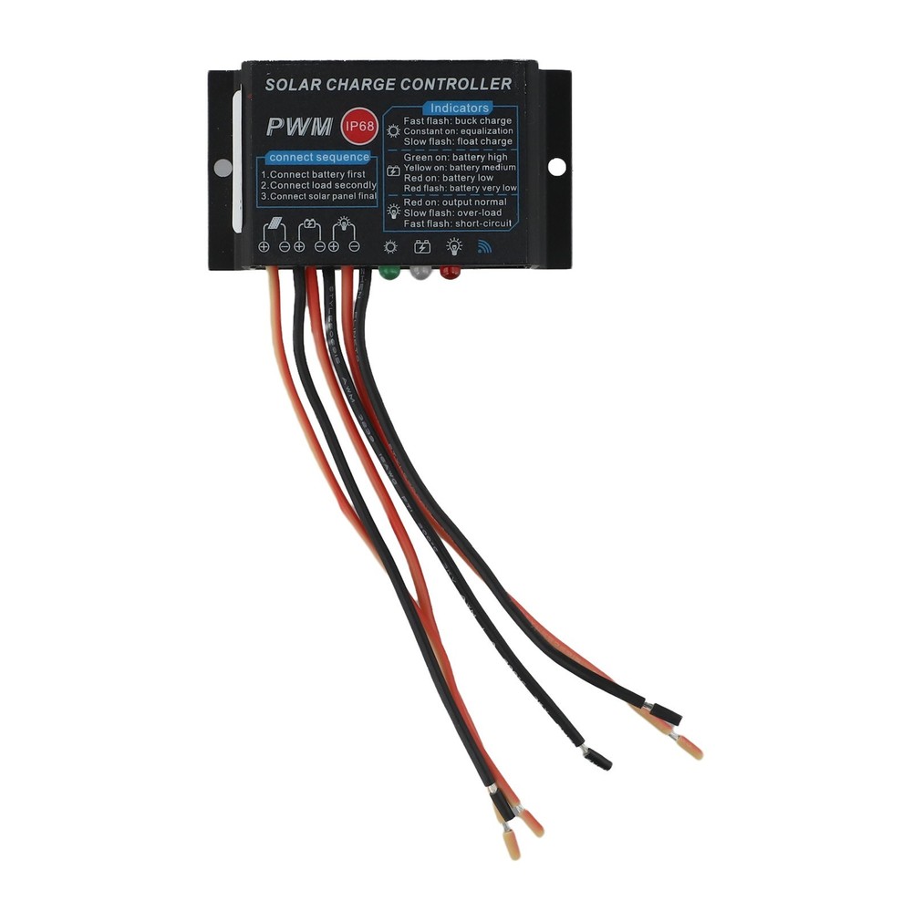 Solar Charge Controller 10A IP68 Waterproof for Efficient Energy Management